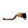 Clutch Lever ACCOSSATO ESK025 fixed CNC-worked aluminium, orange