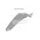 Rear Fender POLISPORT 8574900004 Rumena