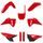 Set plastik POLISPORT 91598 OEM color