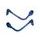 Lever guard ACCOSSATO DE003 with blue hose and joint right + left, aluminium