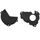Clutch and ignition cover protector kit POLISPORT 90943 Črn