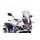 Windscreen PUIG RACING WITH SUPPORT + PROTECTION 9155W prozorna