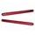 Clip-ons ACCOSSATO TB002 aluminium, 250mm with caps, Red