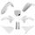 Set plastik POLISPORT 91448 White KTM