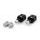 Adapterji za stopalke (Footpeg adapters) PUIG 6645N črna