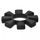 Shock absorber rubber ARIETE 01826 star shape diam.108 mm