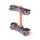 Triple clamp X-TRIG ROCS TECH 40401004 Srebrna