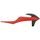 Radiator scoops POLISPORT 8422100007 (par) Black/Orange flo