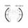 Brake shoe set EBC H347S includings springs