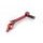 Brake foot pedal PUIG 22120R rdeč adjustable