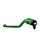 Clutch Lever ACCOSSATO ESD022 fixed CNC-worked aluminium, green