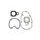 Celoten set tesnil za motor ATHENA P400130850207