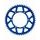 Rear ALU sprocket SUPERSPROX RAL-245:53-BLU moder 53T, 520