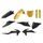 Set plastik POLISPORT 91052 Gold/black