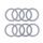 Steel clutch plates kit ATHENA P40240014