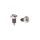 Universal bar ends PUIG RACE 6222P srebrna D 13-18mm