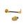 Lever guard in Carbon + left end ACCOSSATO DE009 with black hose and joint right