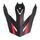 Helmet peak SHOT TREK RALLY A08-21E3-B03 black / red matt