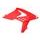 Radiator scoops POLISPORT 8418500001 (par) red Beta
