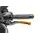 Clutch lever without adapter PUIG 29ONN raztegljiva poklopna (extendable folding) gold/black