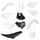Set plastik POLISPORT 91572 restyling Bela