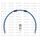 Set prednjih zavornih cevi Venhill POWERHOSEPLUS YAM-6013FB-SB (1 cev v kompletu) Solid blue hoses, black fittings