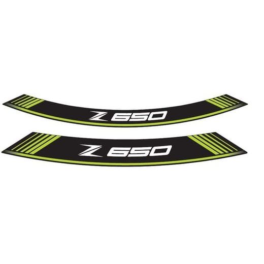 Rim strip PUIG Z650 9290V zelena set of 8 rim strips