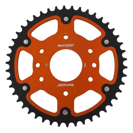 Zadnji verižnik (zobnik) SUPERSPROX STEALTH RST-905:46-ORG oranžna 46T, 520