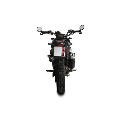 Celoten izpušni sistem 1x1 STORM GP Z.001.LXSB Črn