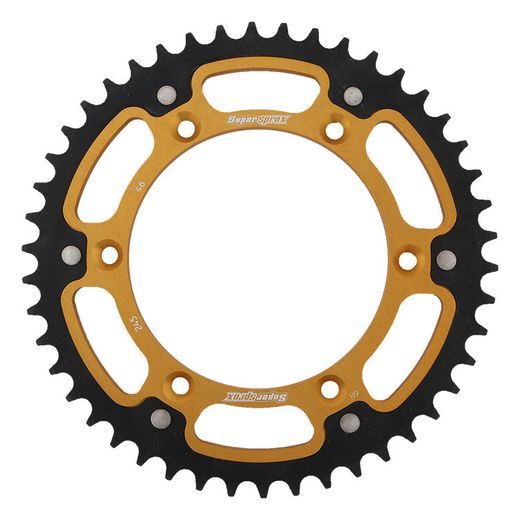 Zadnji verižnik (zobnik) SUPERSPROX STEALTH RST-245:46-GLD zlata 46T, 520