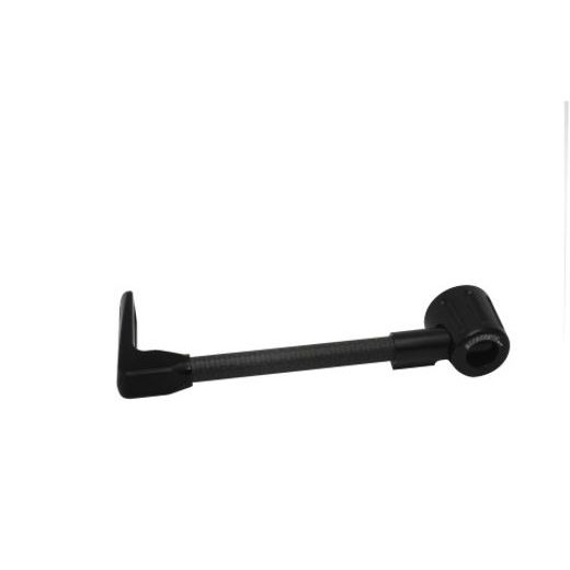 Lever guard ACCOSSATO DE007 with black hose and joint left, carbon