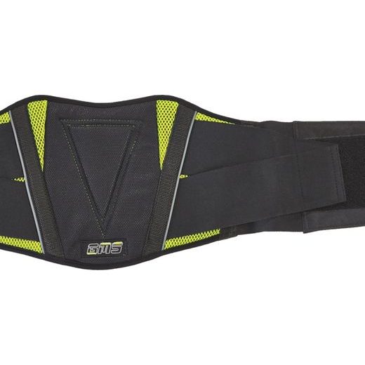 Kidney belt racing GMS ZG99003 black-yellow fluo XL