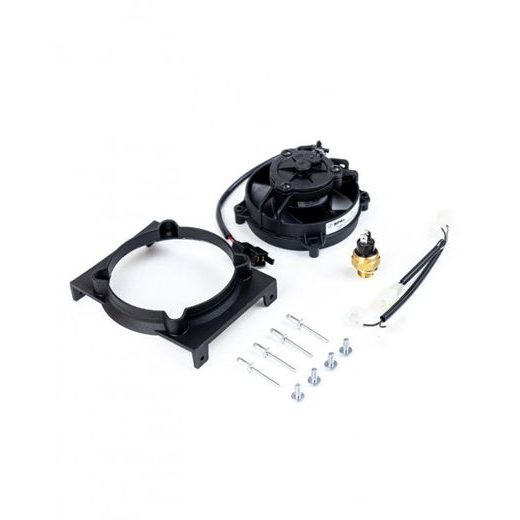 Radiator cooling fan and mounting kit SPAL EP-RFS-PLB20-1TEB with thermoswitch
