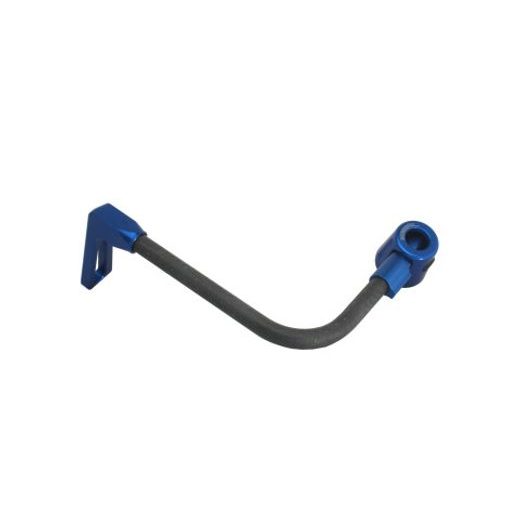 Lever guard ACCOSSATO DE007 with black hose and joint left, carbon