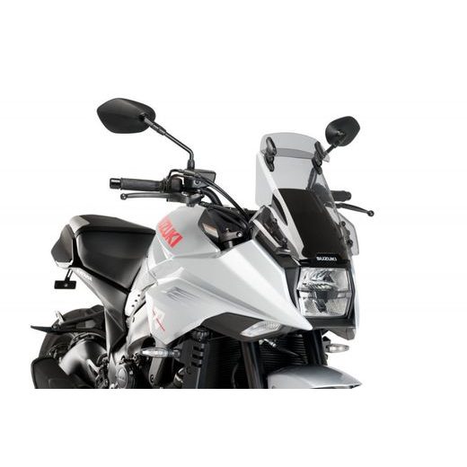 Windscreen PUIG TOURING WITH VISOR 3638H smoke