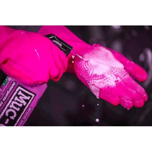 Deep scrubber gloves MUC-OFF 20405 pink M