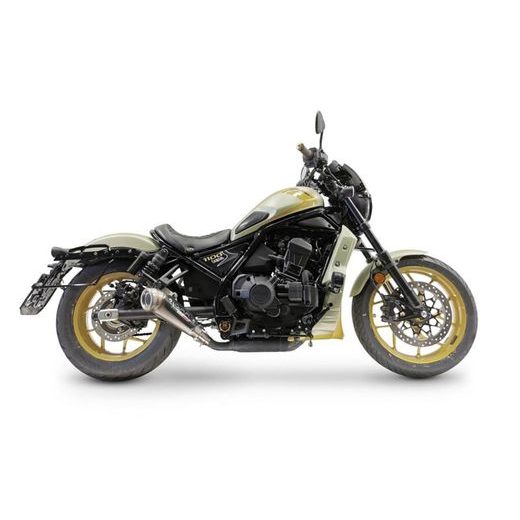 Slip-on exhaust GPR POWERCONE EVO H.267.PCEV Brushed Stainless steel