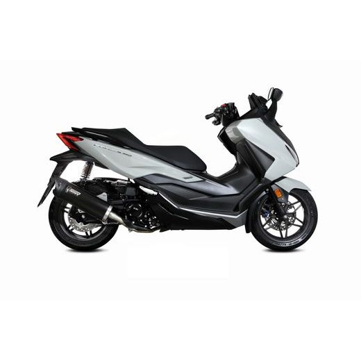 Dušilec (lonec) MIVV MOVER MV.HO.0004.LV Black Stainless Steel for HONDA Forza 350 (2022-2024); HONDA SH 350 (2022-2024); HONDA ADV 350 (2022-2024)