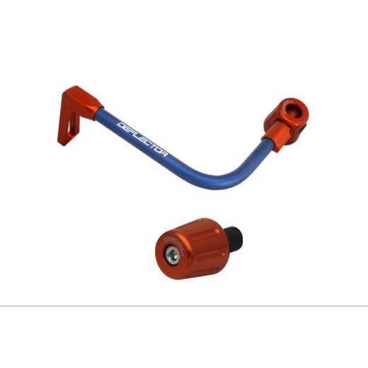 Lever guard in aluminium + right end ACCOSSATO DE005 with blue hose and joint levi