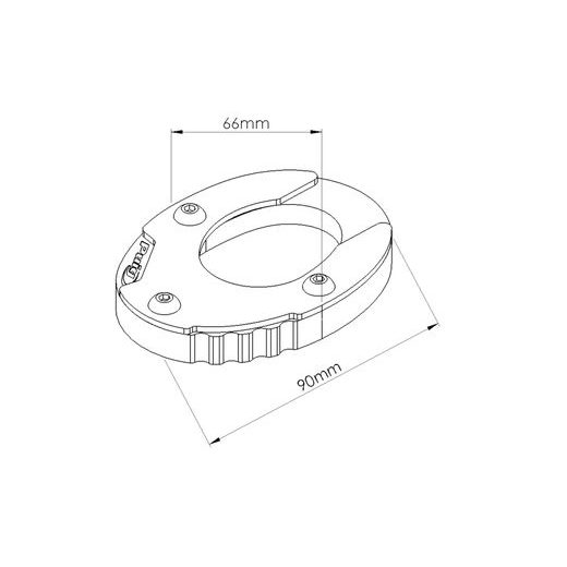 Kickstand extension PUIG 20196N črna