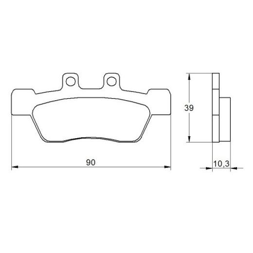 Zavorne obloge ACCOSSATO AGPA183 OR