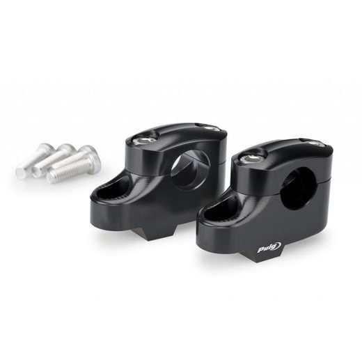Risers PUIG PULLBACK 21811N črna height 20mm, d 25mm, back 16mm