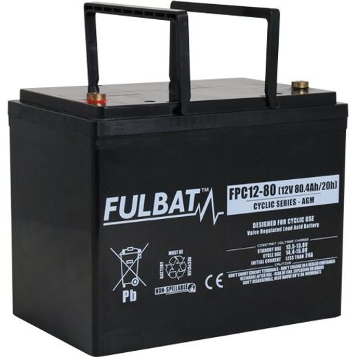 AGM battery FULBAT FPC12-80 (T6)