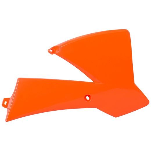 Radiator scoops POLISPORT 8429500001 (par) orange KTM