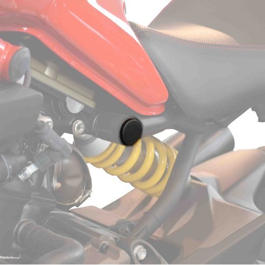 Chassis cap covers PUIG 9633N črna