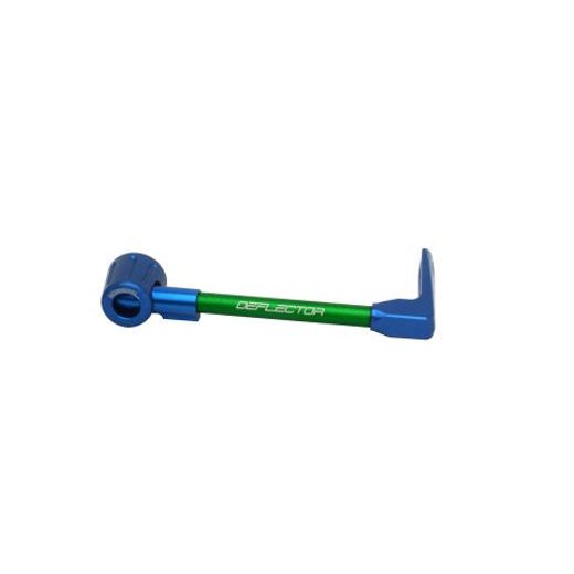 Lever guard ACCOSSATO DE001 with green hose and joint right, aluminium