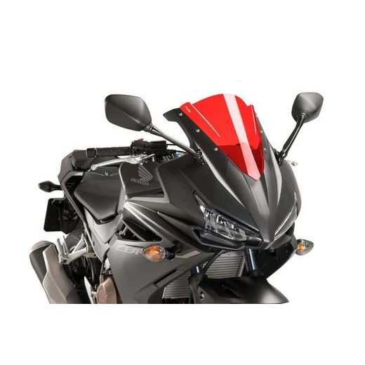 Windscreen PUIG RACING 8903R rdeč