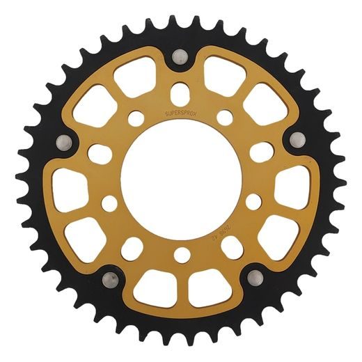 Zadnji verižnik (zobnik) SUPERSPROX STEALTH RST-2698:42-GLD zlata 42T, 520