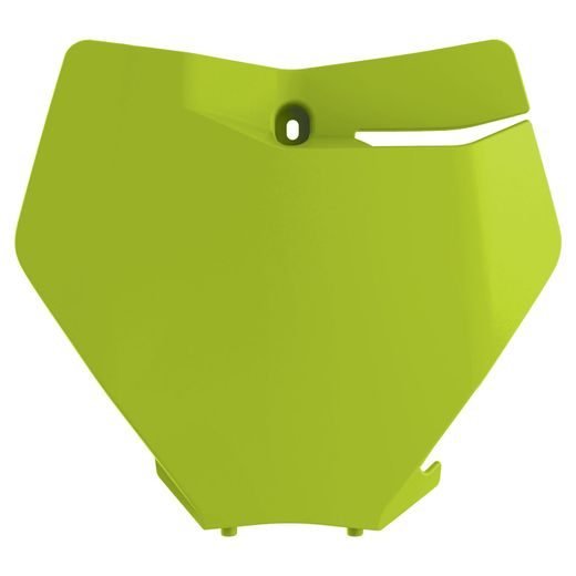 Number plate POLISPORT Replica Parts 8666400004 Yellow flo