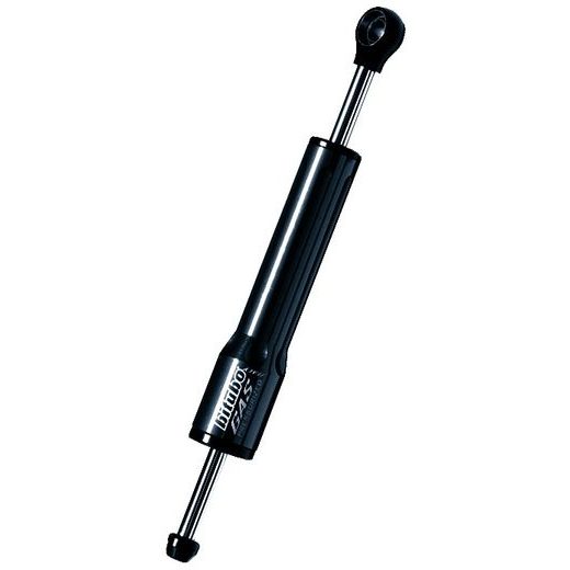 Steering damper kit BITUBO under instruments mounting with black shock absorber